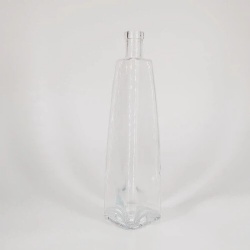 750ml Triangle Olive Oil Glass Bottle