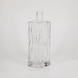 Square Whiskey Glass Bottle