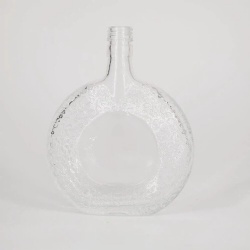 750ml Oval Whiskey Glass Bottle